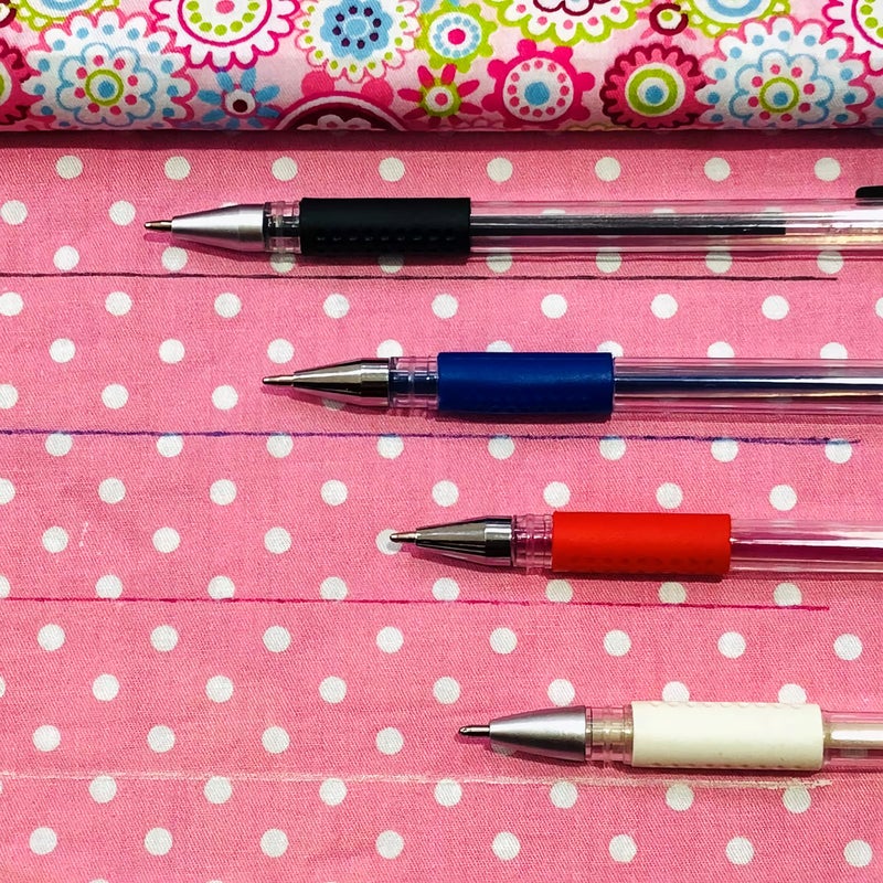 ibotti Heat Erase Pens for Fabric with 8 Free Refills for Quilting Sewing, 4 Colors Assorted Pack - Image 3